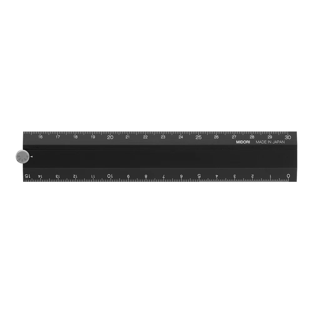 Midori Aluminum Ruler -30cm