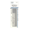 Clip Ruler Stencil -Silver Pattern A
