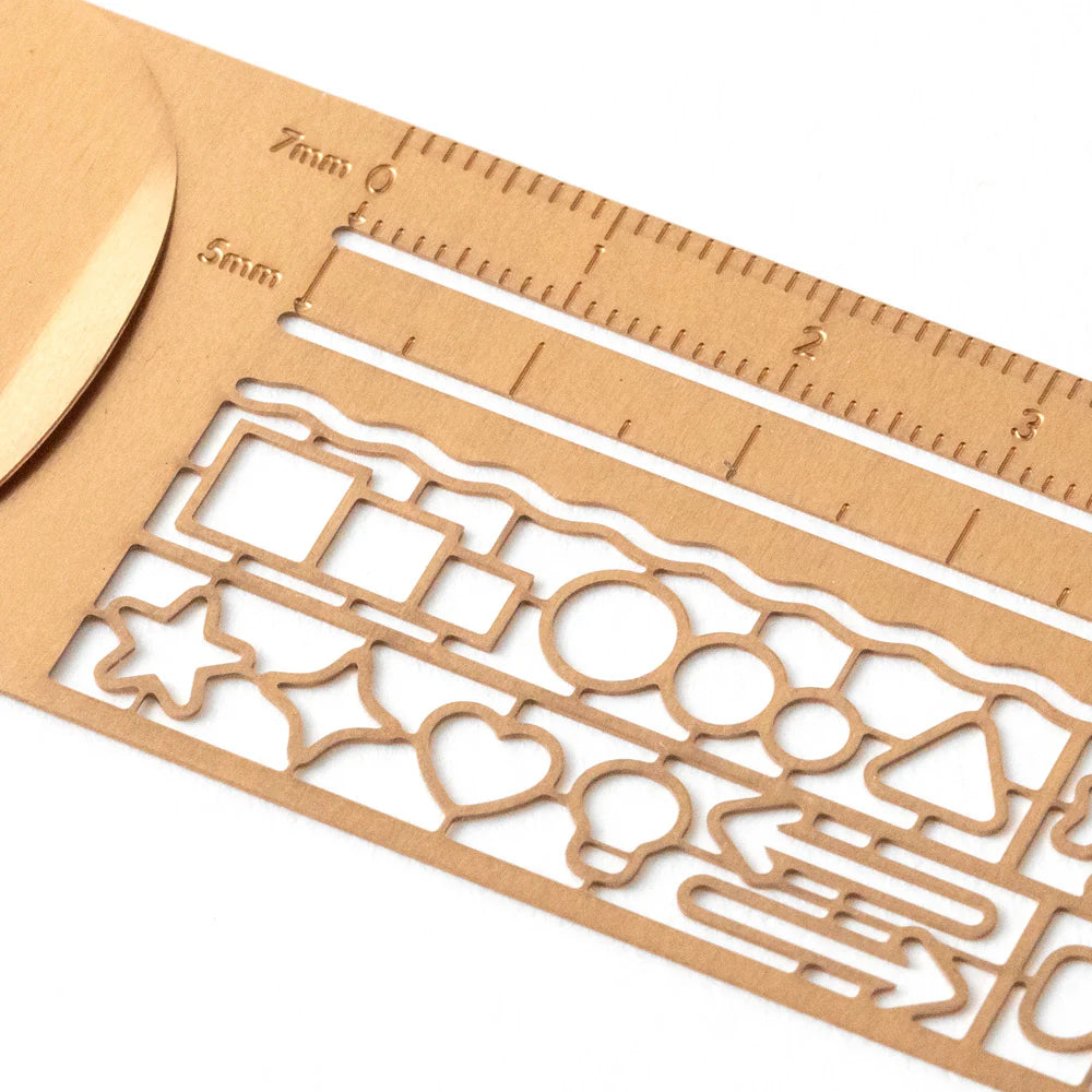 Clip Ruler Stencil