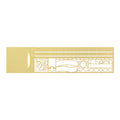 Clip Ruler Stencil -Gold Pattern A