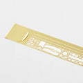 Clip Ruler Stencil -Gold Pattern A