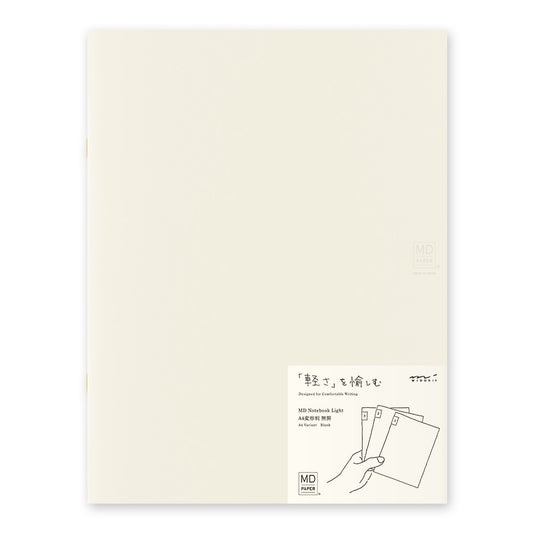 MD Notebook Light - A4 - Blank 3 pack