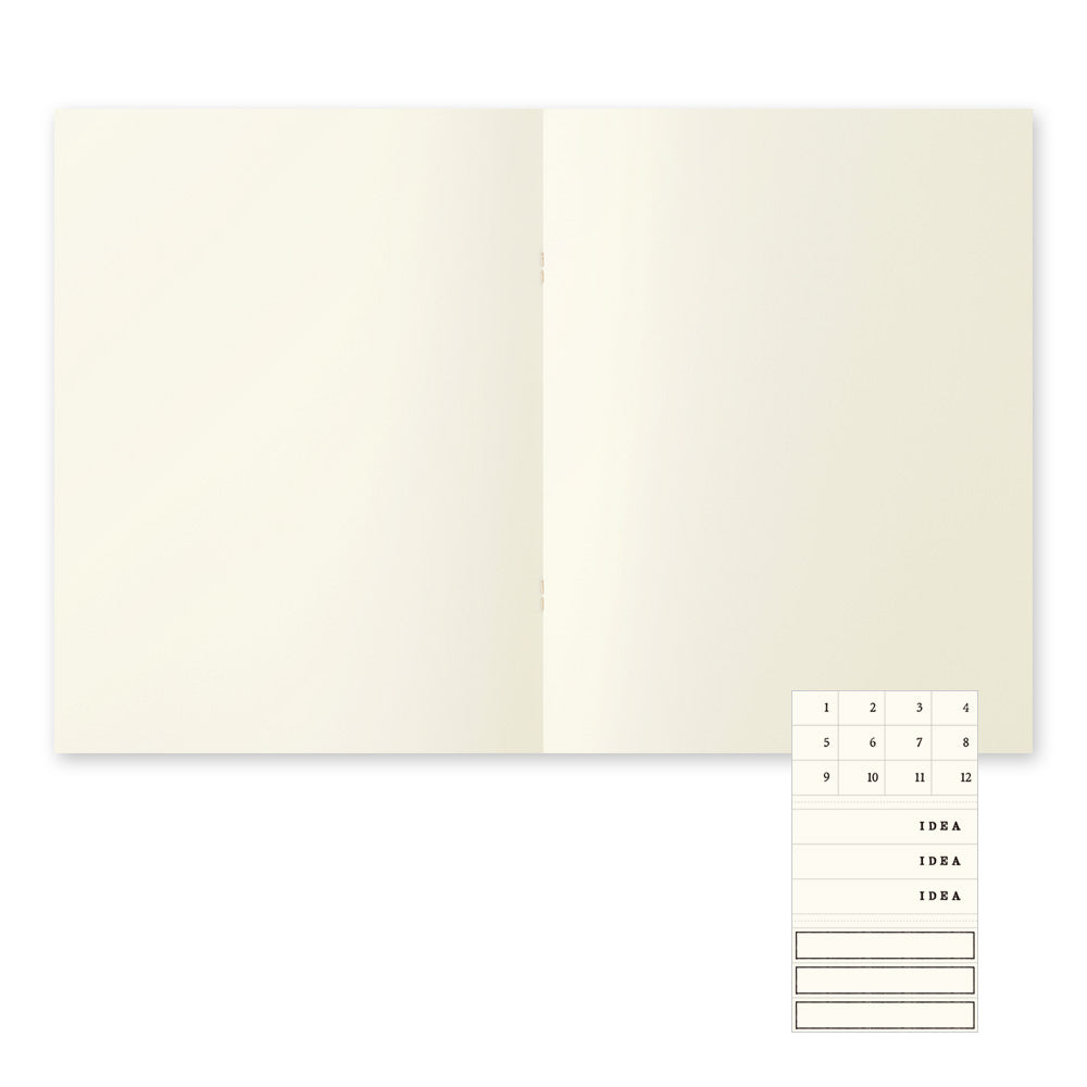 MD Notebook Light - A4 - Blank 3 pack