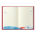 Diary with Embroidered Cat Bookmark