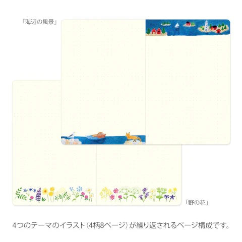 Yuru Log B6- Scandanavia - Notebook - Midori
