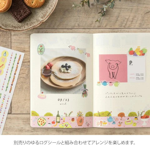 Yuru Log B6- My Life- Notebook - Midori