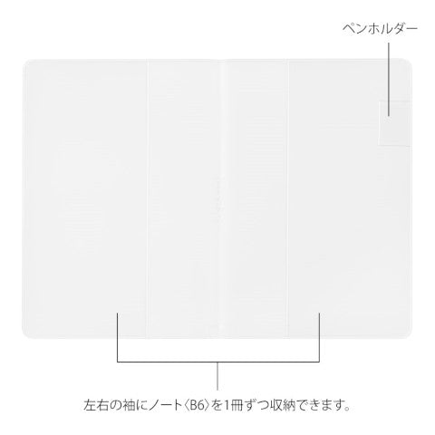 Yuru Log B6 Notebook Cover - Midori