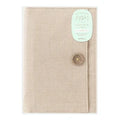 Yuru Log Cloth Journal Cover-Beige