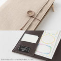 Yuru Log Cloth Journal Cover-Beige