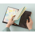 Yuru Log Cloth Journal Cover- Light Blue