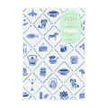 Yuru Log B6 Blue Nordic Notebook - Midori