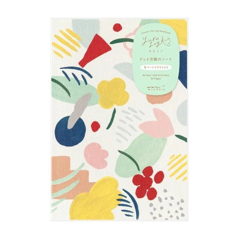 Yuru Log B6 Motiff Textile - Midori