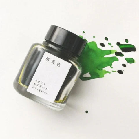 KYO NO OTO Fountain Pen Ink- 40ML  NO.08 - GREEN (MOEGI IRO)