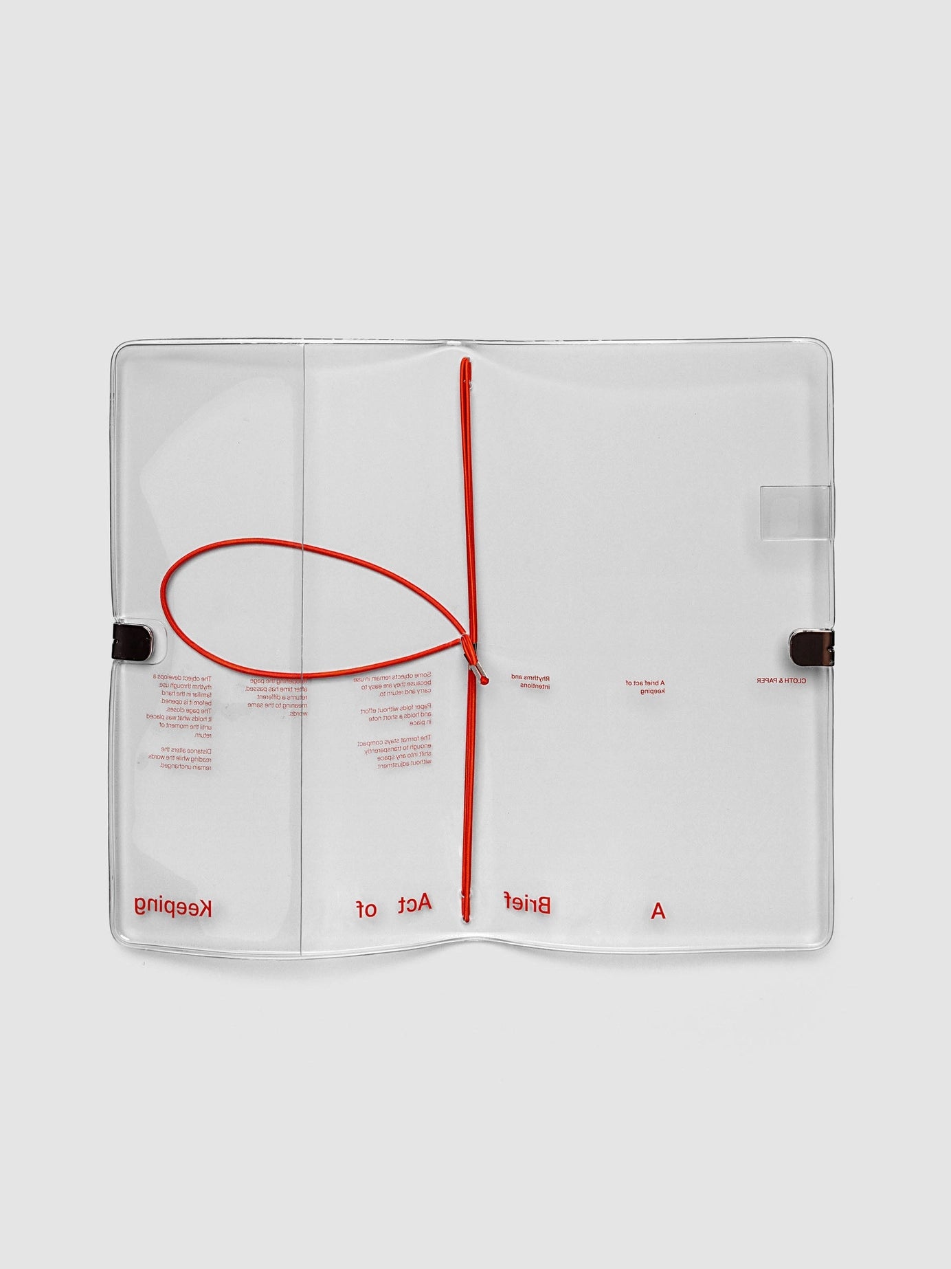 Act of Keeping Travel Cover | Clear Vinyl - COVER ONLY