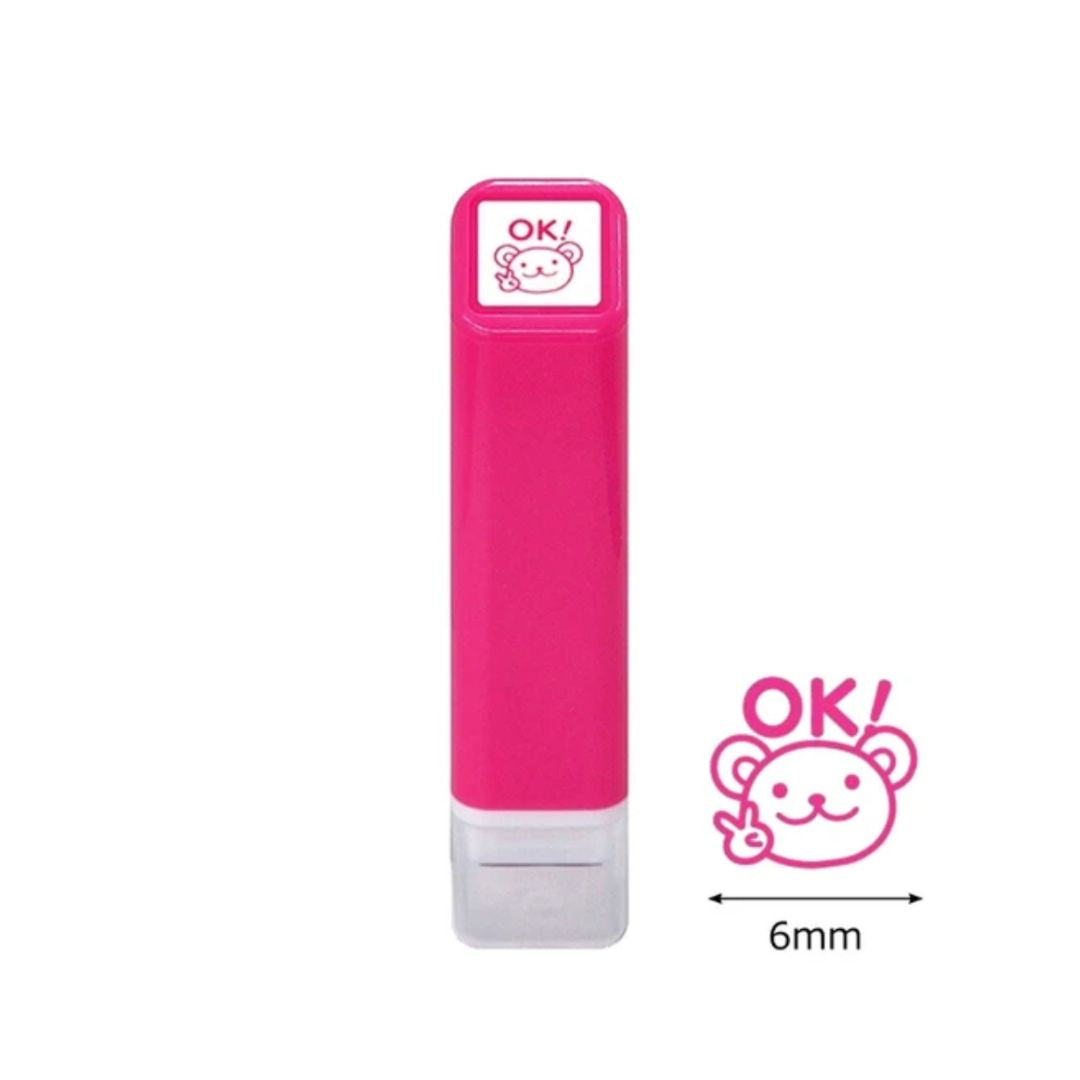 Ok! Bear Mini Self Inking Stamp