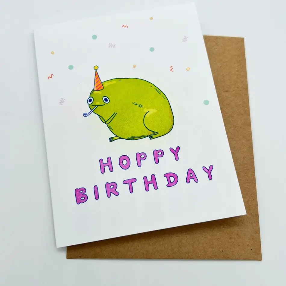 Hoppy Birthday -Greeting Card