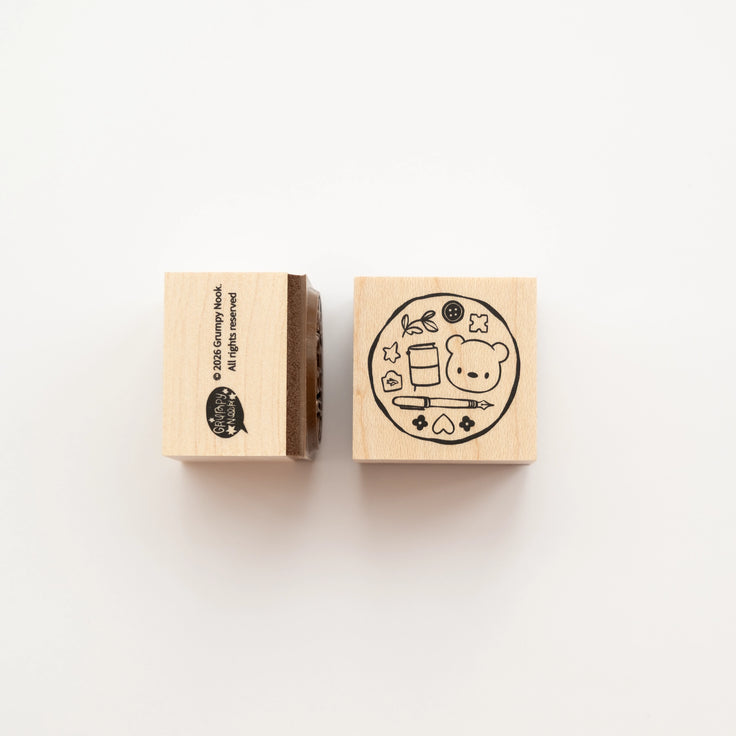 Bears Tn & Hobbies Rubber Stamp
