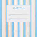Task Pad Notebook - French Stripes