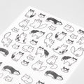 Chat Cat Sticker Sheet - Mind Wave