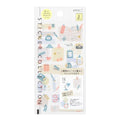 Midori Stationery Themed Sticker Sheets