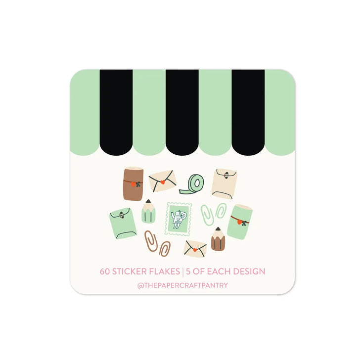Stationery Shop Sticker Flakes