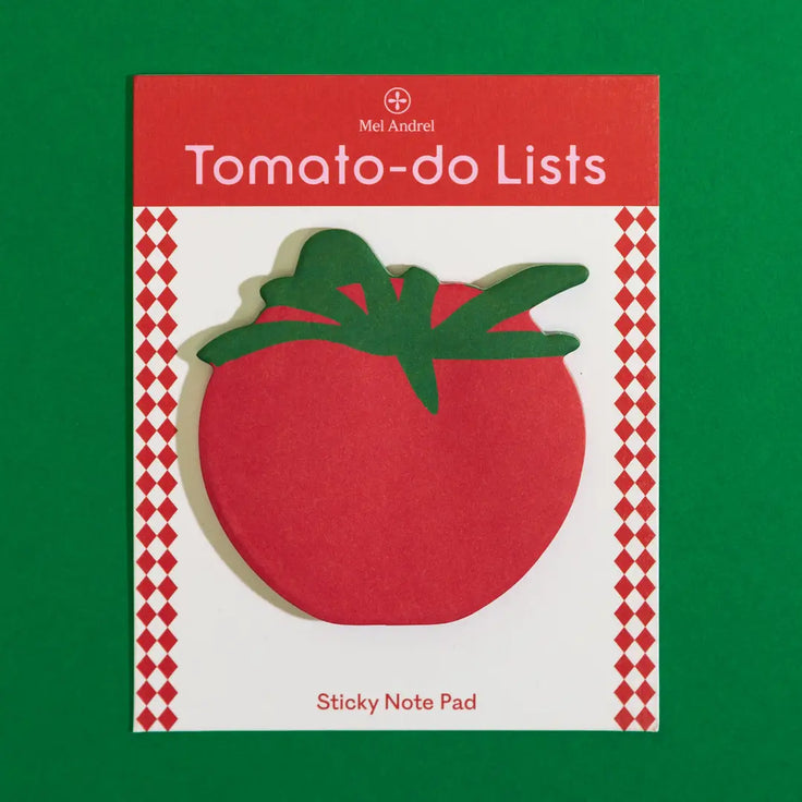 Tomato-Do List Die-Cut Sticky Notes