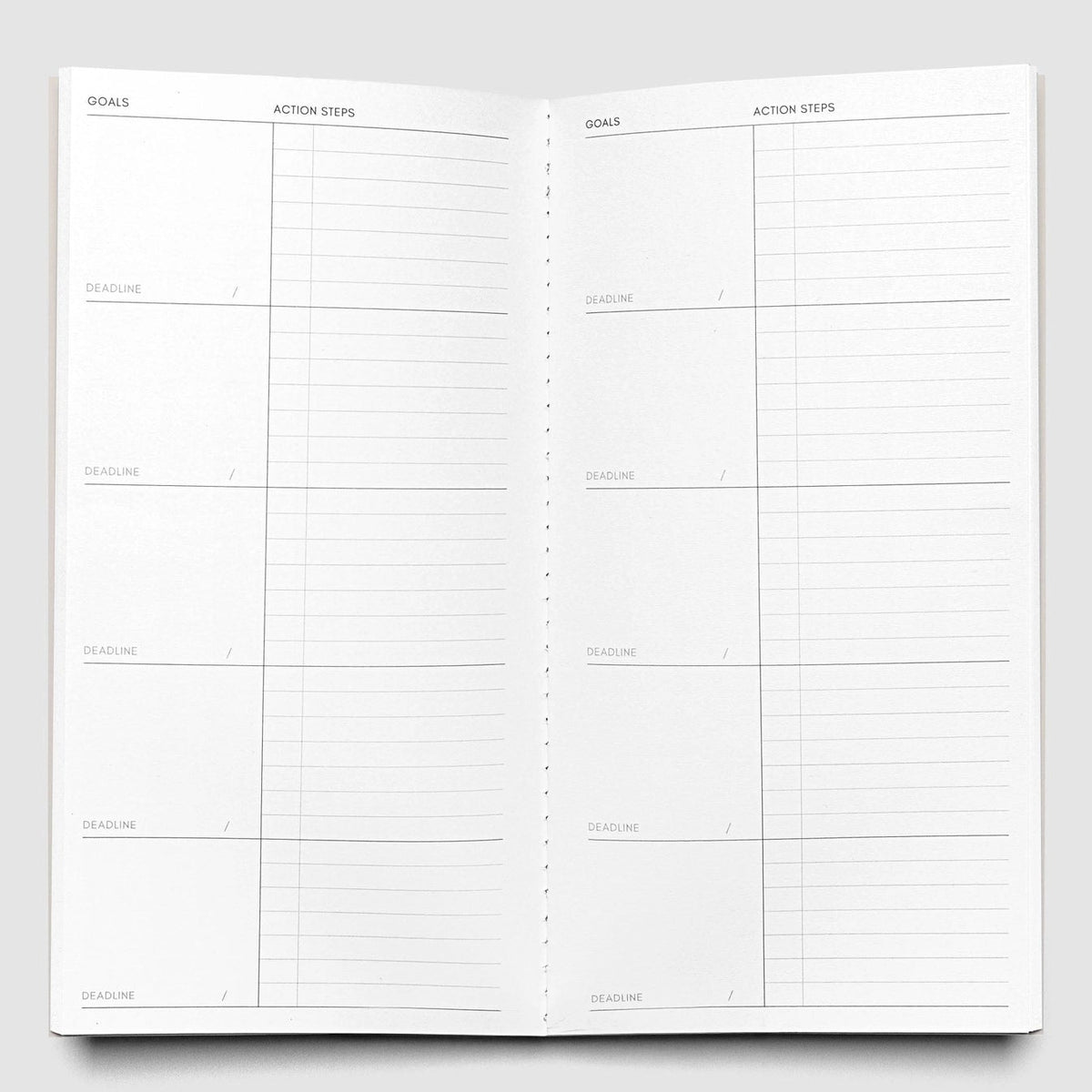 Goal Tracking |  A5 Slim Travel Insert