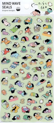 Lazy Holiday Sticker Sheet - Mind Wave