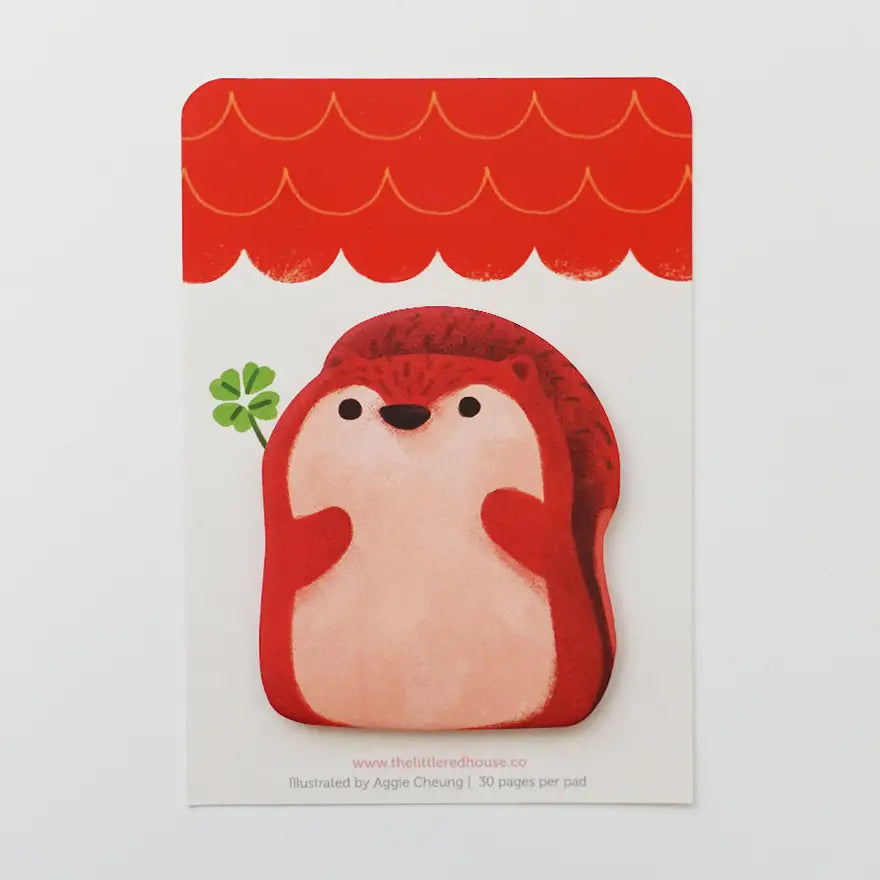 Squirrel with Clover Die Cut Sticky Note