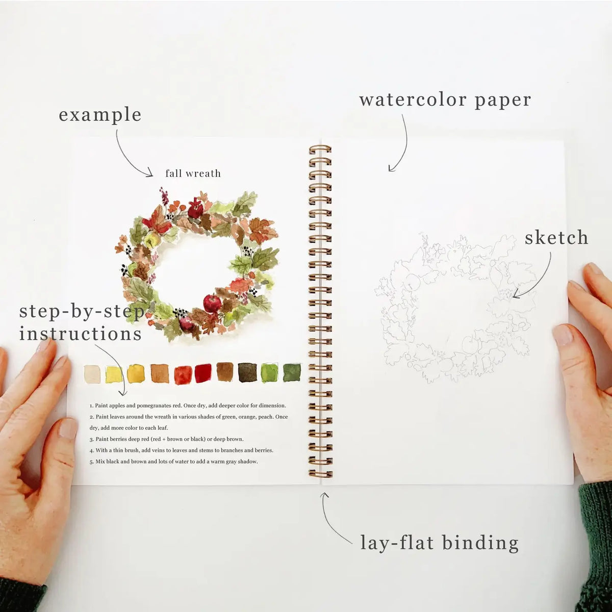 Autumn- Watercolor Workbook - Emily Lex Studio
