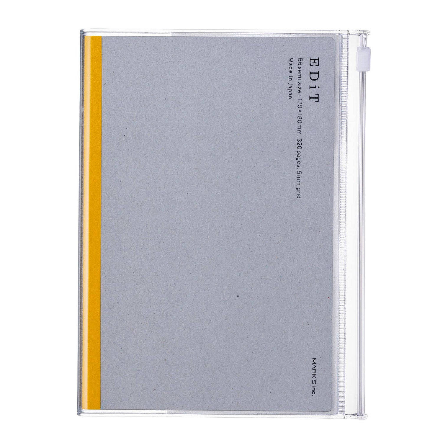 Grid Notebook B6 with PVC Cover / EDiT