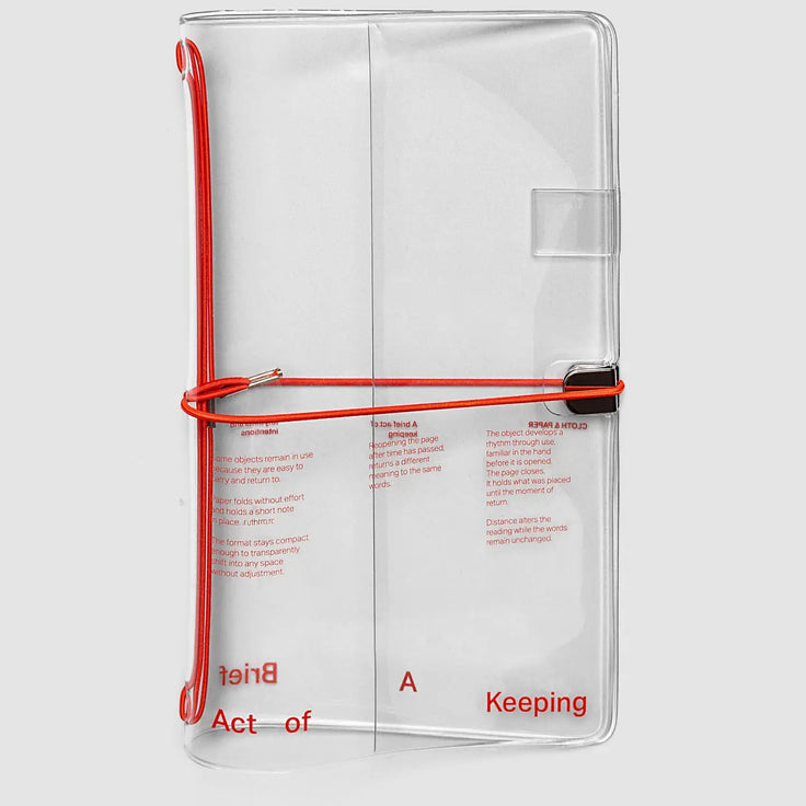 Act of Keeping Travel Cover | Clear Vinyl - COVER ONLY