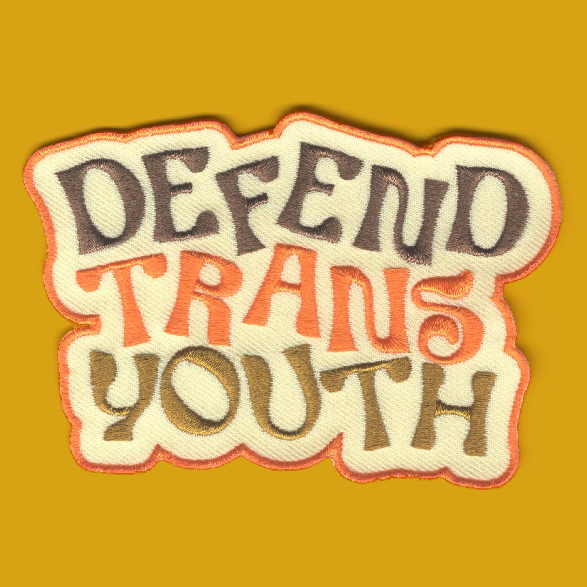 Defend Trans Youth Patch – bobo design studio