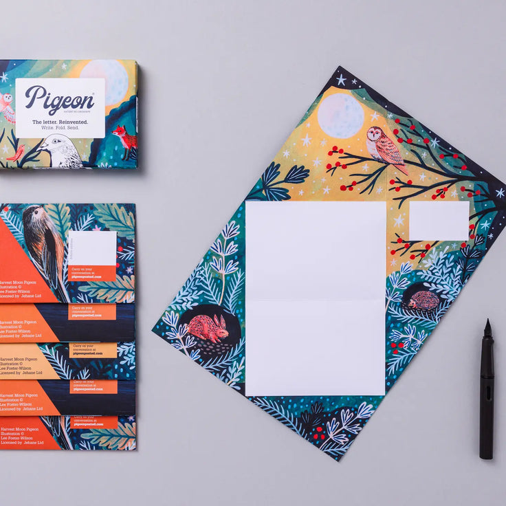 Harvest Moon Pigeon, Holiday Letter Set – Pack of 6