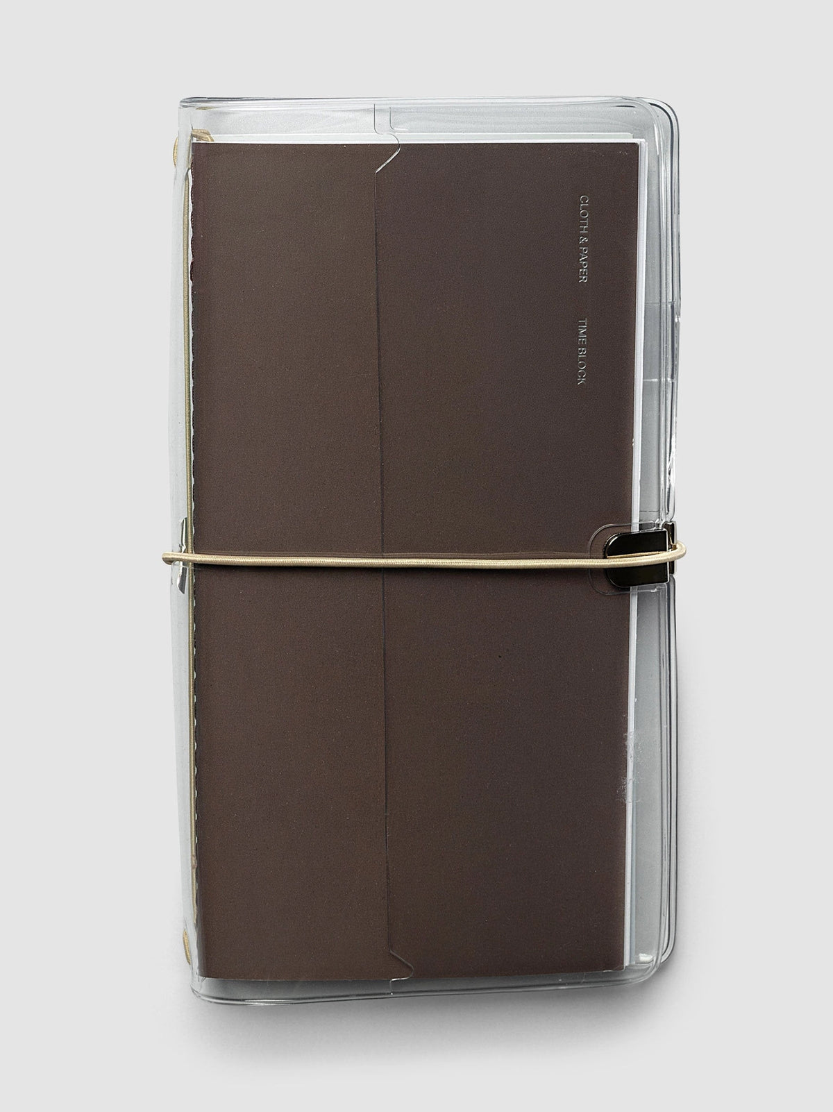 Clear Vinyl Travel Notebook Cover | A5 Slim- COVER ONLY (Copy)