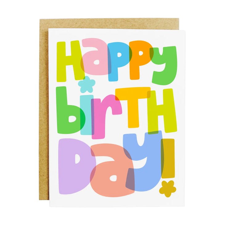 Rainbow Birthday Card