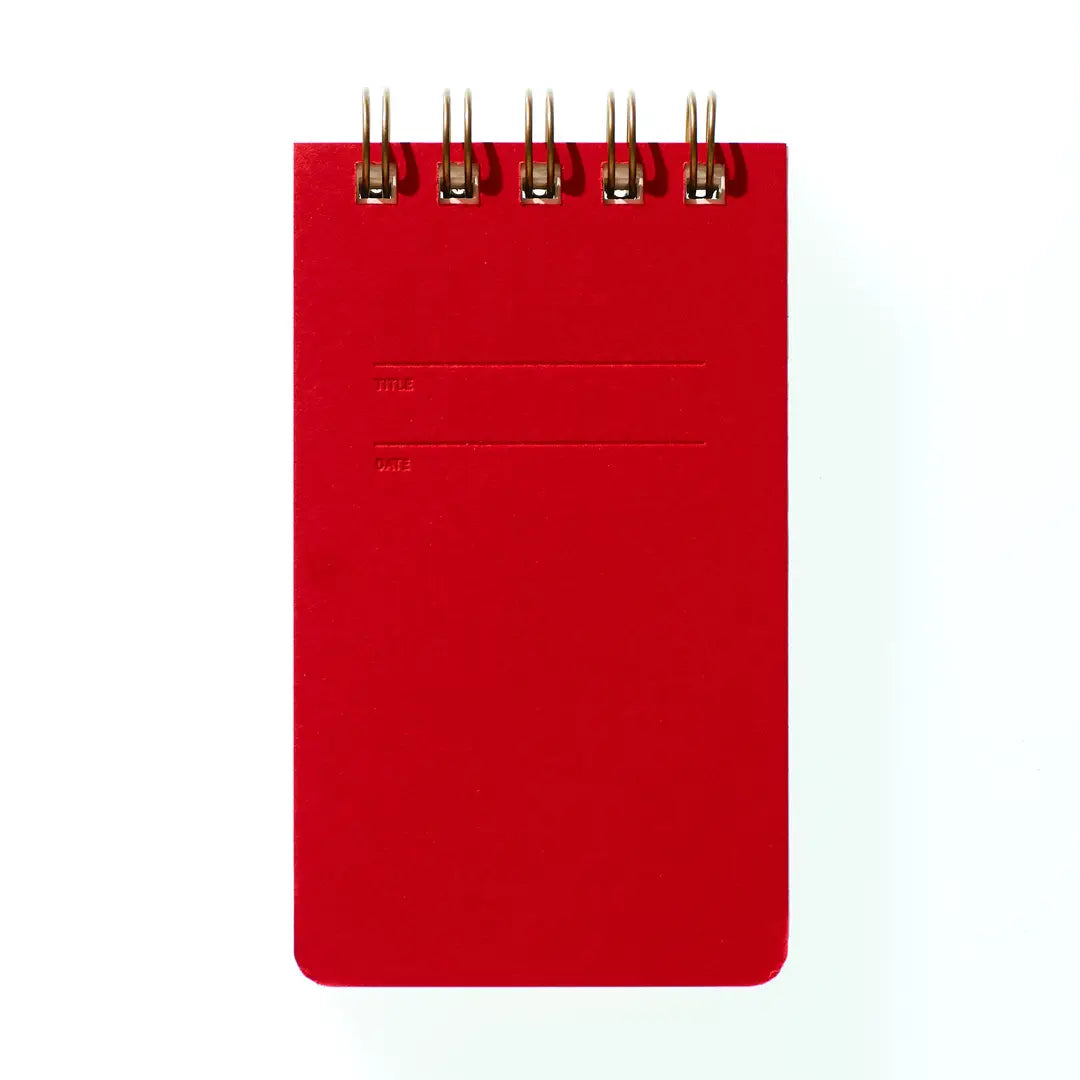 Reporter Notebook - Warm Red