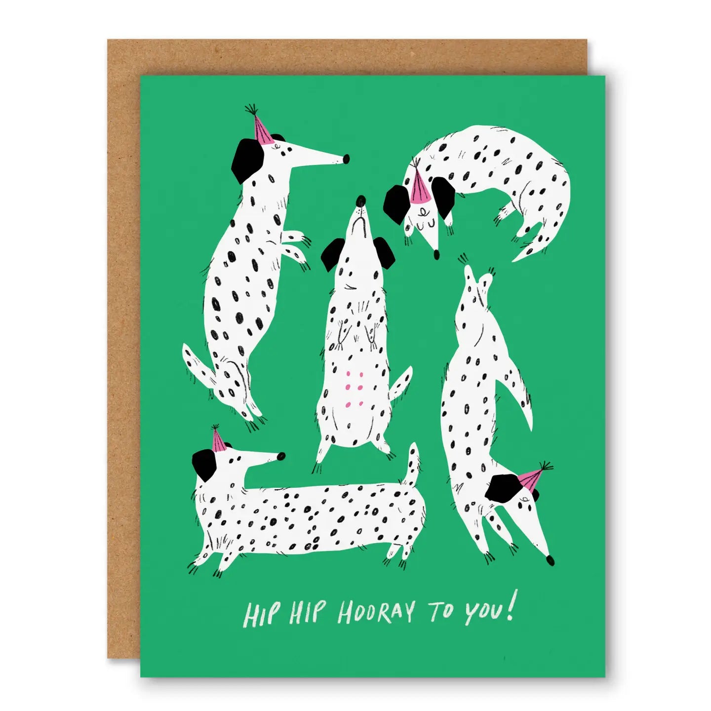 Hip Hip Hooray Dog Birthday - Greeting Card