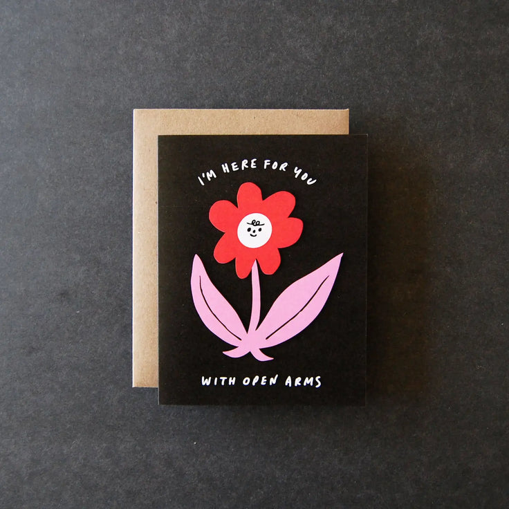 Open Arms - Sympathy Greeting Card