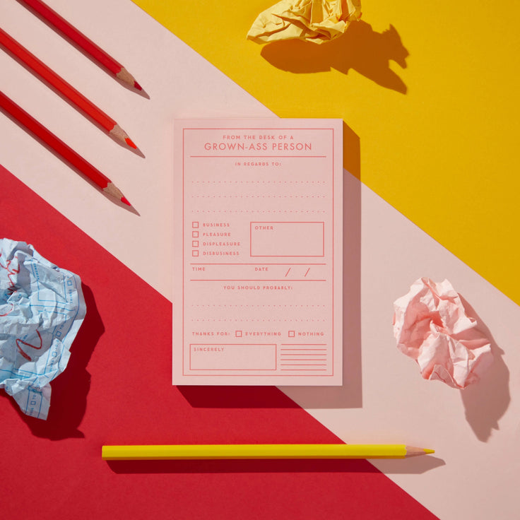 Grown Ass Person Notepad