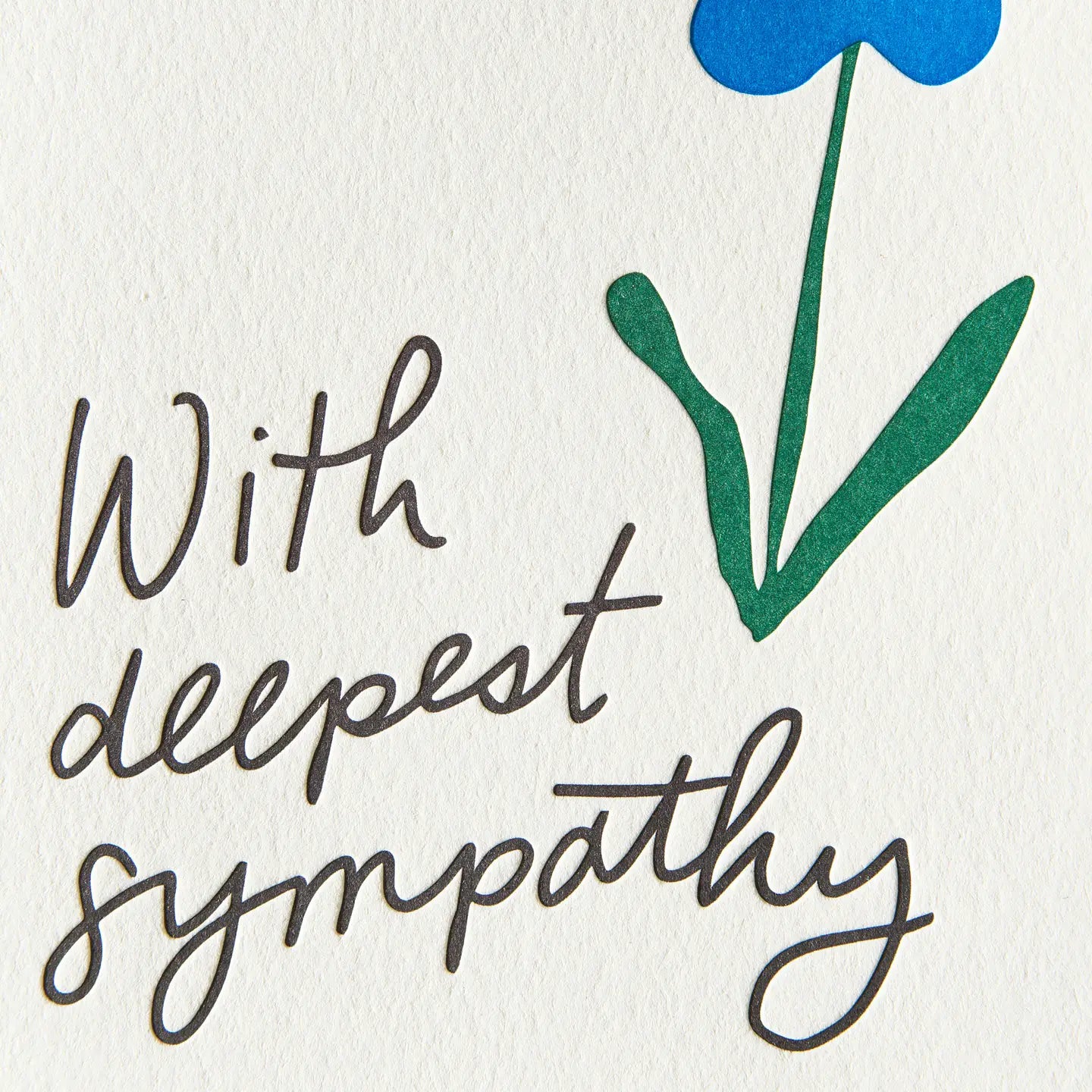 With Deepest Sympathy - Greeting Card