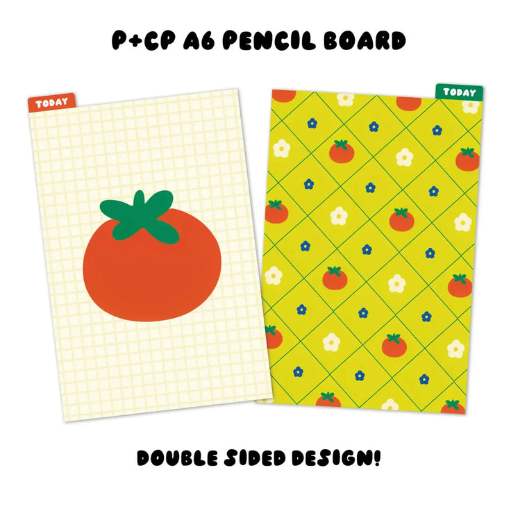 A6 Planner Pencil Board: Tomatoes Forever