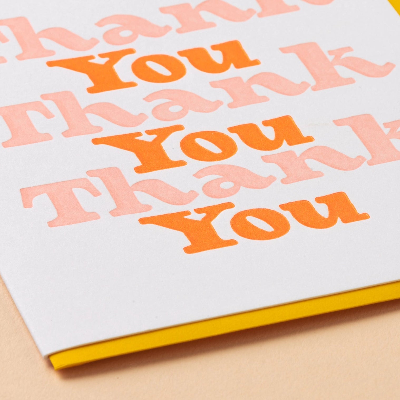 Thank You 3x - Greeting Card - And Here We Are