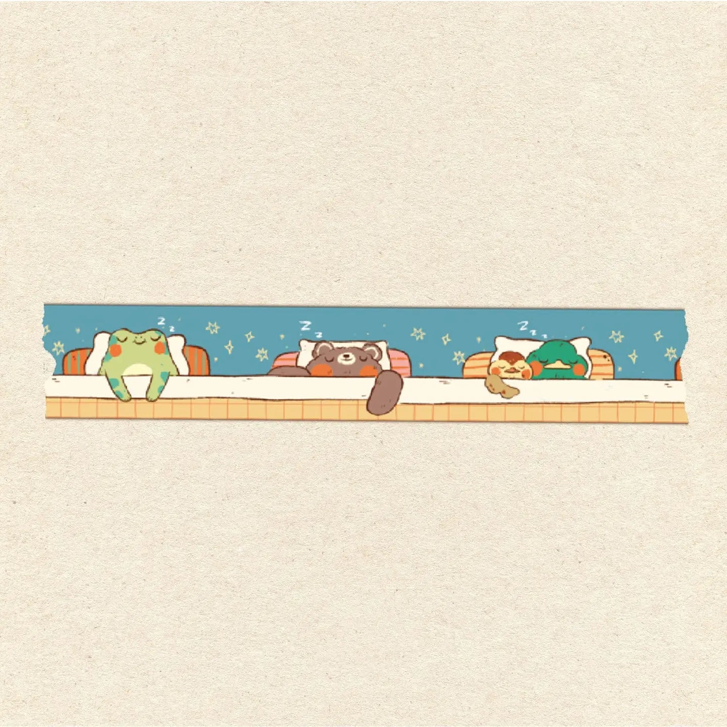 Snoozy Friends Washi Tape