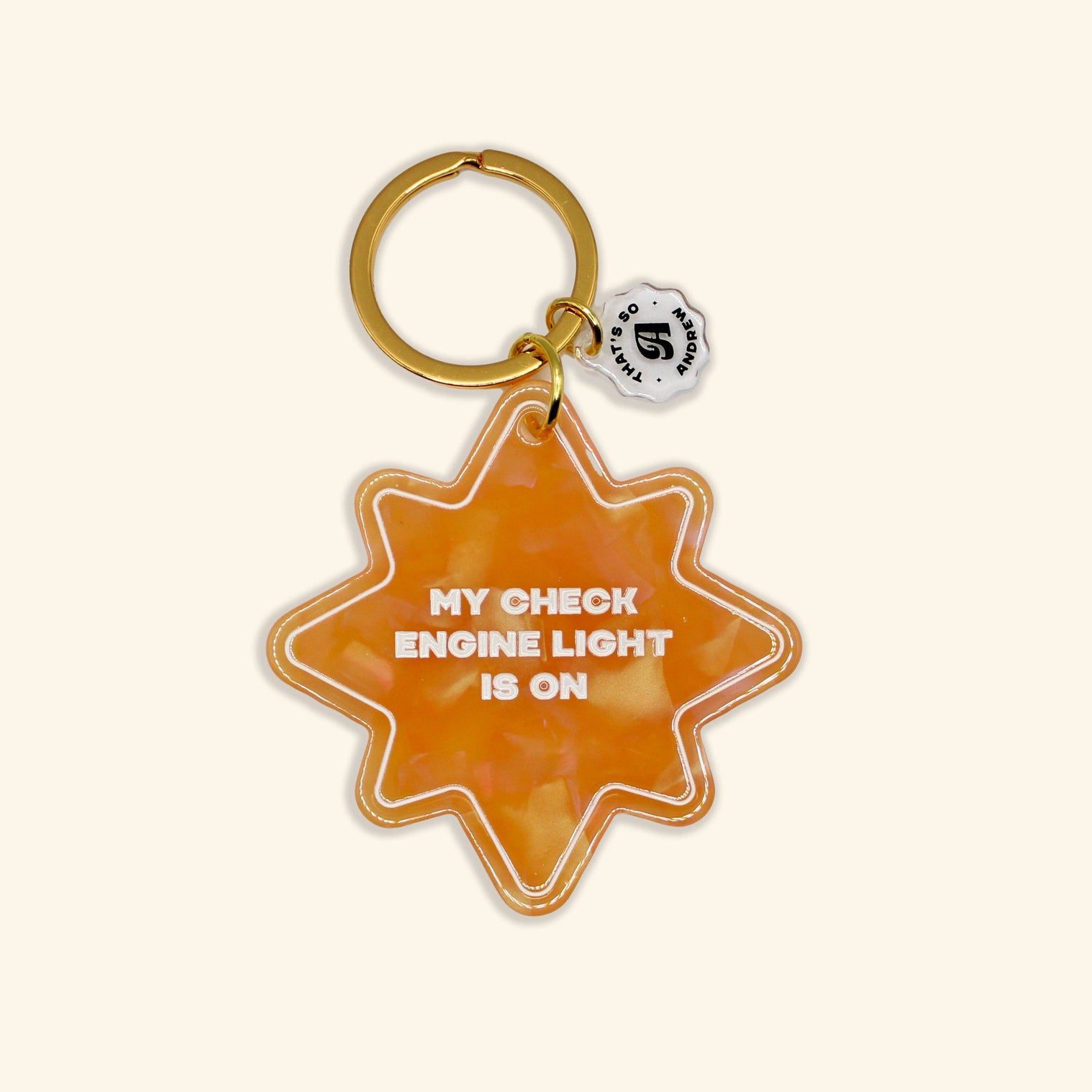 Check Engine Light is On | Motel Style Keychain