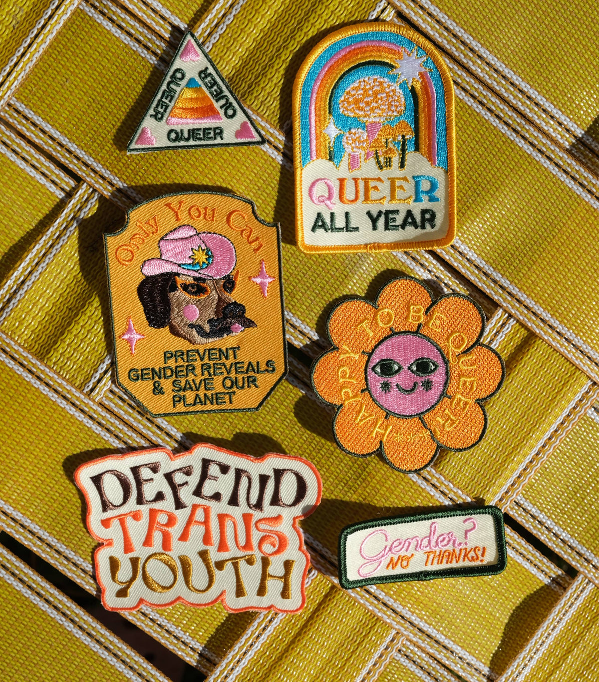 Trans Patch Defend Trans Youth Patch – bobo design studio