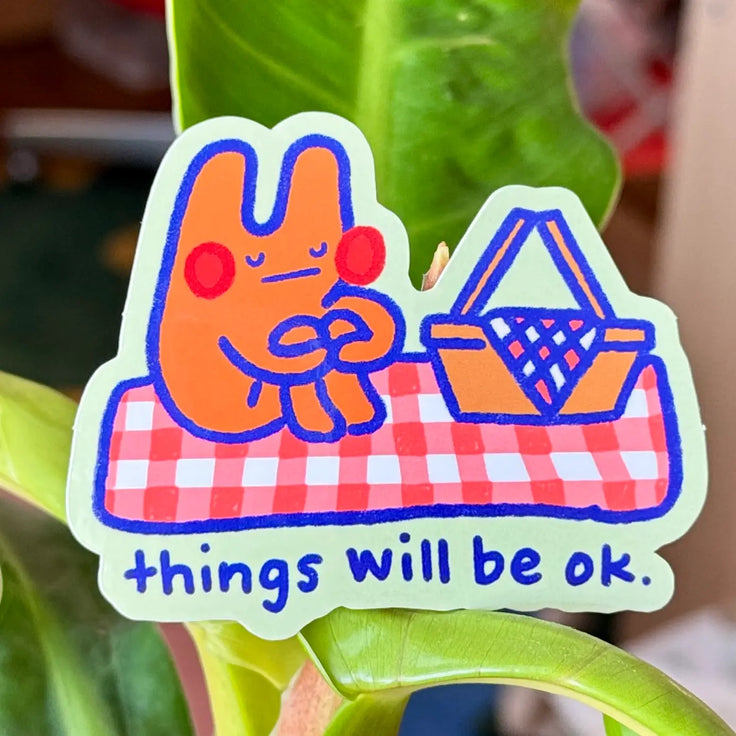 Things Will Be Ok Again  - Vinyl Sticker