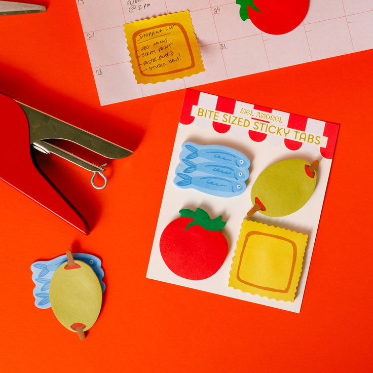 Bite Sized Mini Sticky Tabs: Grocery Trip