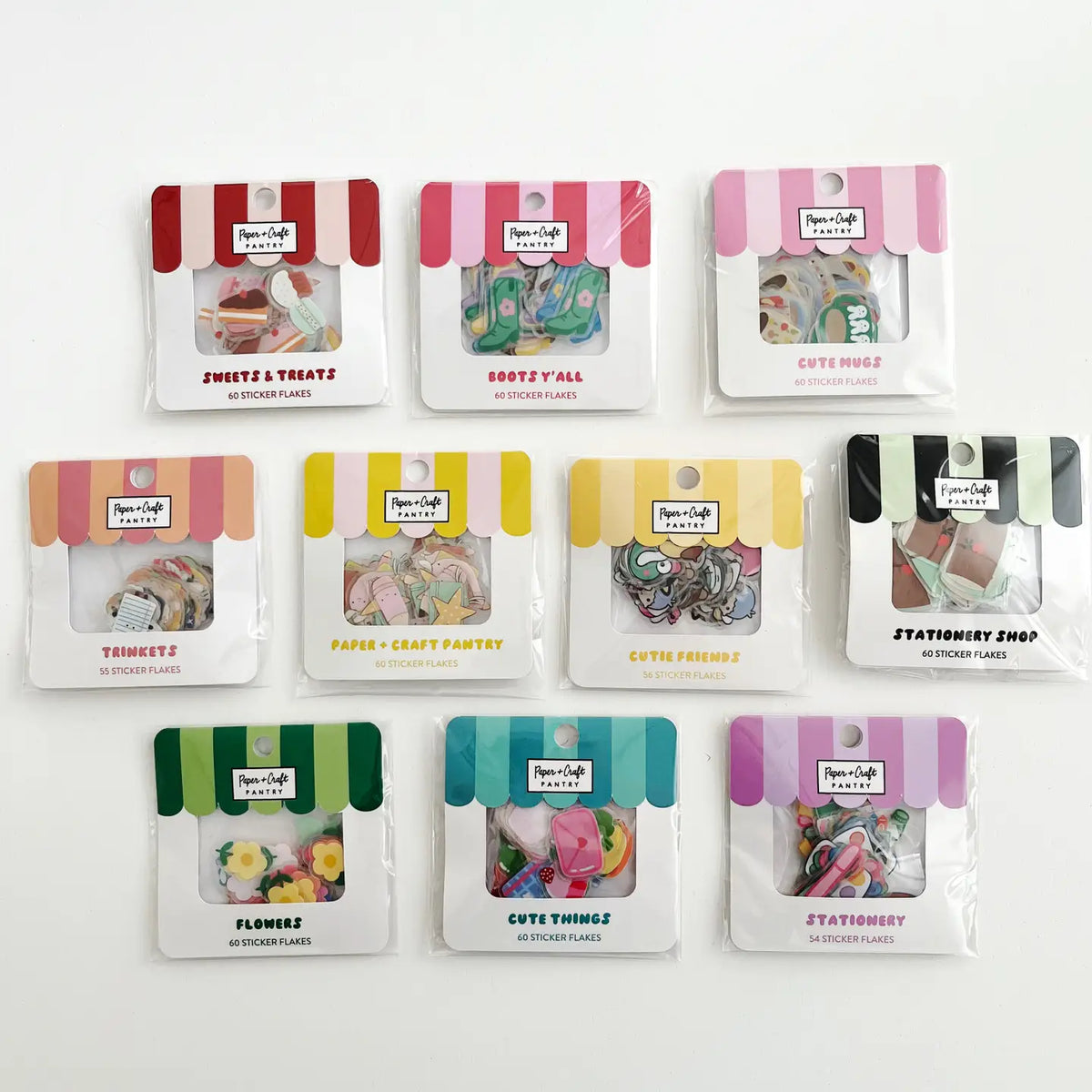 Stationery Shop Sticker Flakes