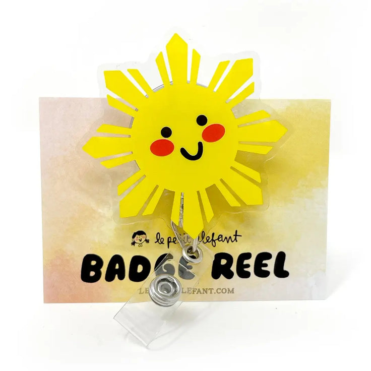 Philippine Sun Acrylic Badge Reel
